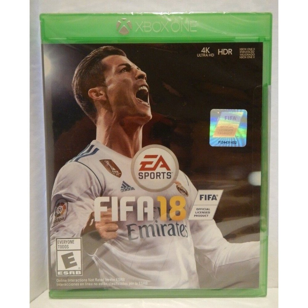 New FIFA 18 for Xbox One - 4K ULTRA HD. - HDR Factory Sealed